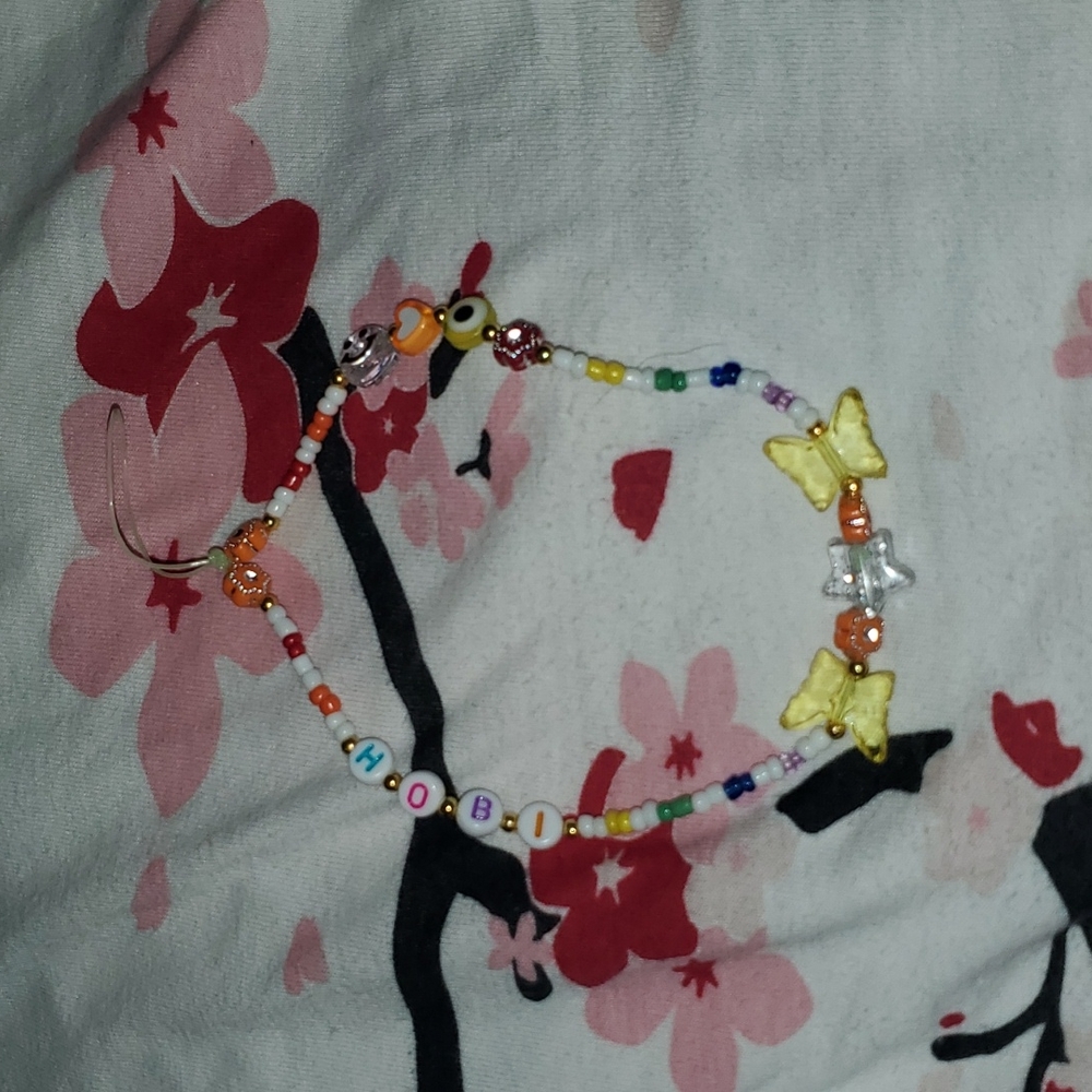Handmade BTS Hobi phone charm strap